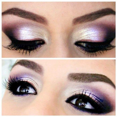 Lila Eye Makeup