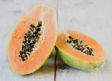 Supjaustyta papaya