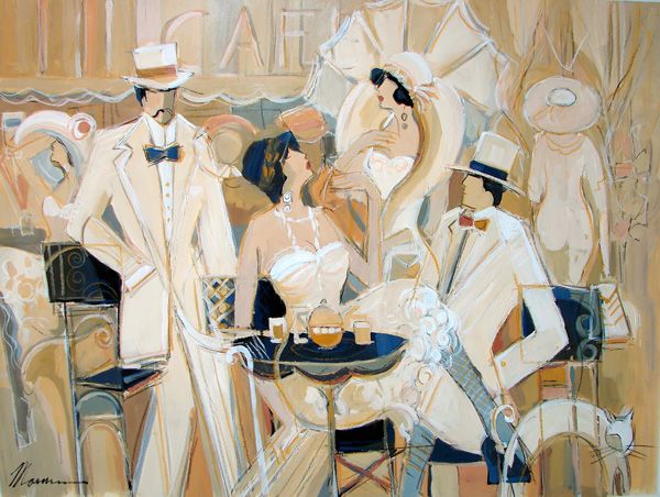 kavarna blanc by Isaac Maimon