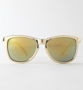 Gold Reflective Sunglasses for Men