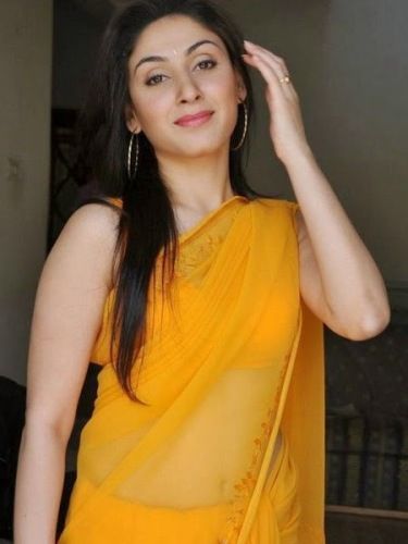 Galben Sarees-Punjabi Yellow Saree Deign 11