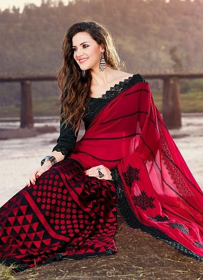 Red sarees 10