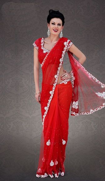 Red sarees 14