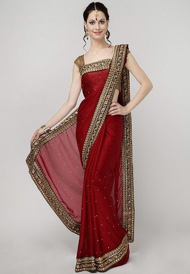 Red sarees 2