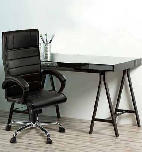 Visoka Back Chair for Executives in Black