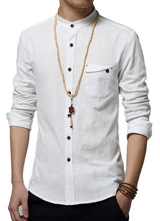 Plain Linen white shirt