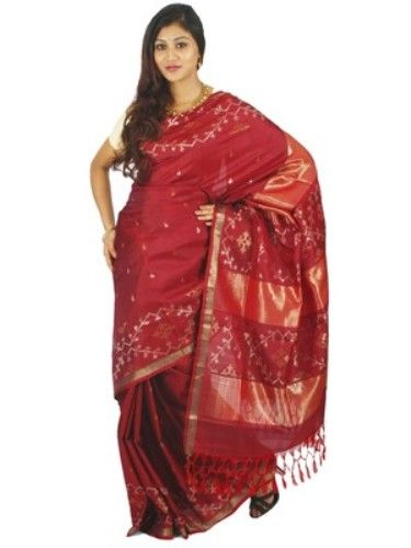 Uppada Sarees-Red Uppada Designer Saree 10