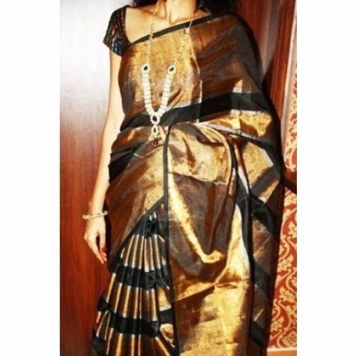 Uppada Sarees-Black and Golden Uppada Saree 14