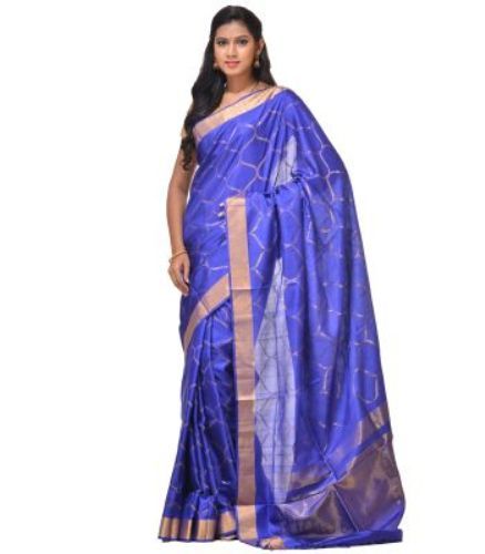 Uppada Sarees-Light Blue Uppada Saree 3