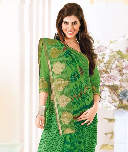 Pamut Sarees-Light Green Cotton Saree 20