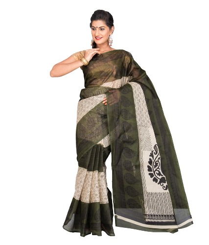 Pamut Sarees-Black Cotton Saree 21