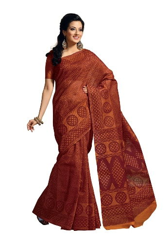 Barna Cotton Saree