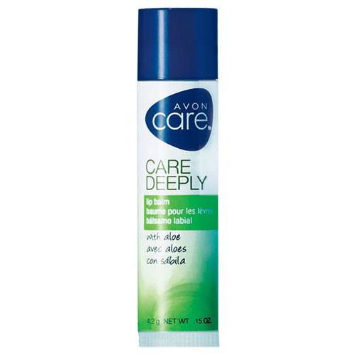 Avon care deeply lip balm with aloe