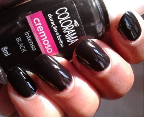 Maybelline Coloroma Nail Polish Black