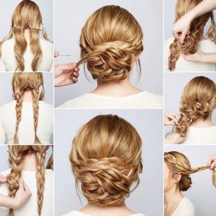 pinti bun hairstyles - The Wrapped Braid