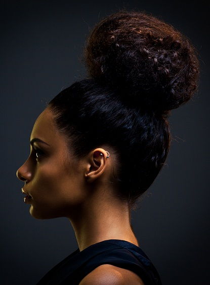 Bun hairstyles for medium hair 4