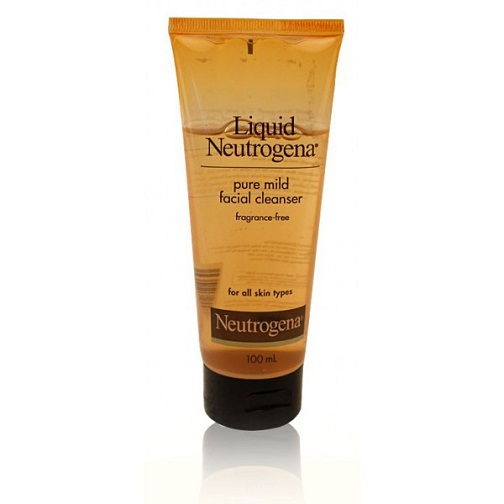 Liquid Neutrogena Pure Mild Facial Cleanser