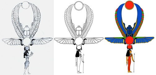 fenix Ankh Tattoo Design