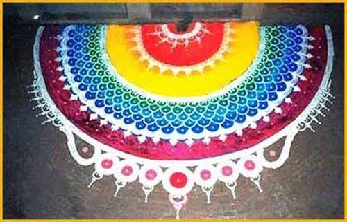 rice rangoli