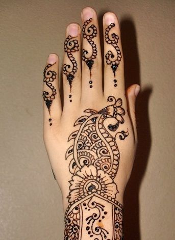 ramzan mehendi-Mango Motifs