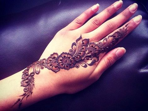 ramzan mehendi-Flowers